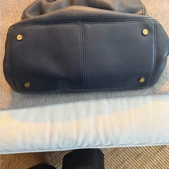 Beautiful vintage JCREW large, genuine pebble leather satchel. - Picture 12 of 14